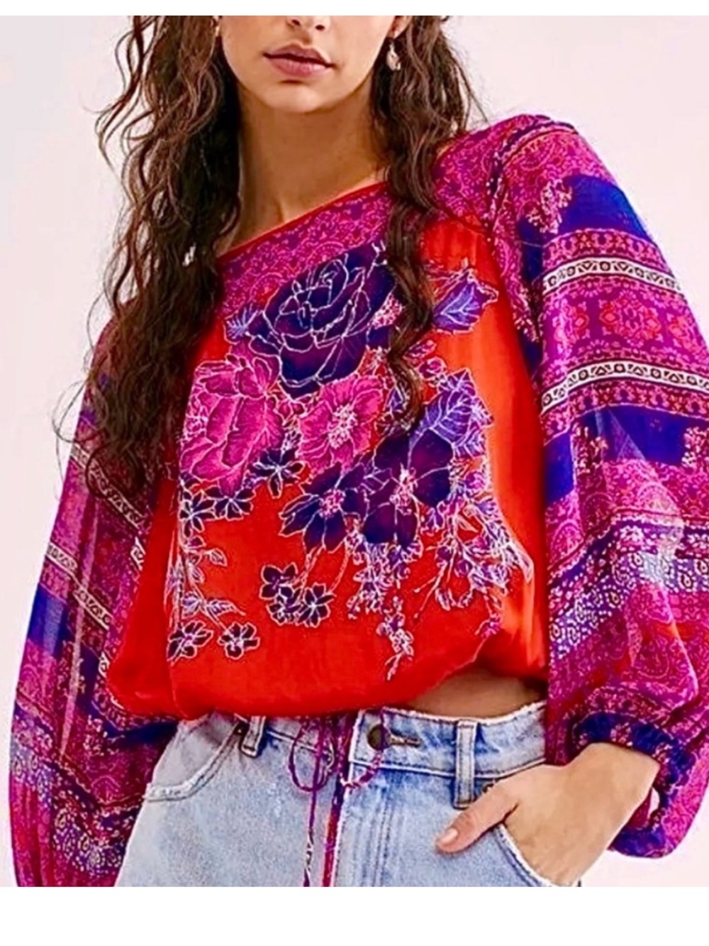 NWT Free People Blue Nile Top